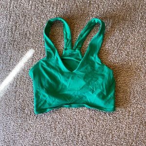 Green Alo Yoga top